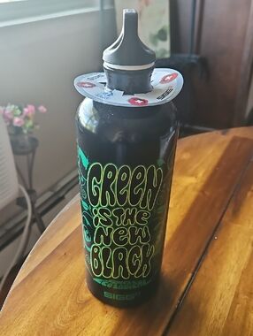 Sigg Black & Green 'Green is the New Black' Stainless Water Bottle
